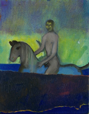 &quot;Riding in Water (Blue)&quot;, 2012