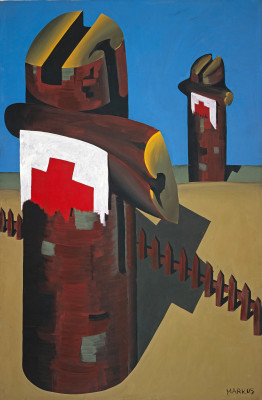 &quot;Rote Kreuze - dithyrambisch (Red Crosses - dithyrambic)&quot;, 1967