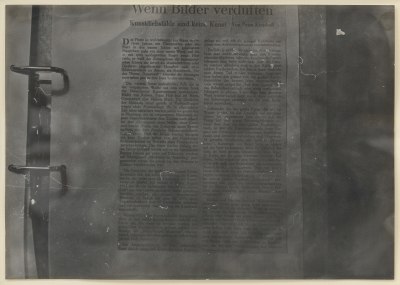 Sigmar Polke, “Untitled (When Pictures Vanish)”, 1975