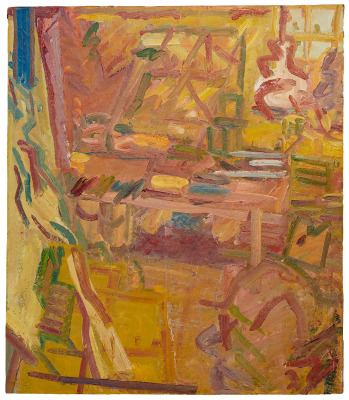 Frank Auerbach, “In the Studio”, 2000-2002