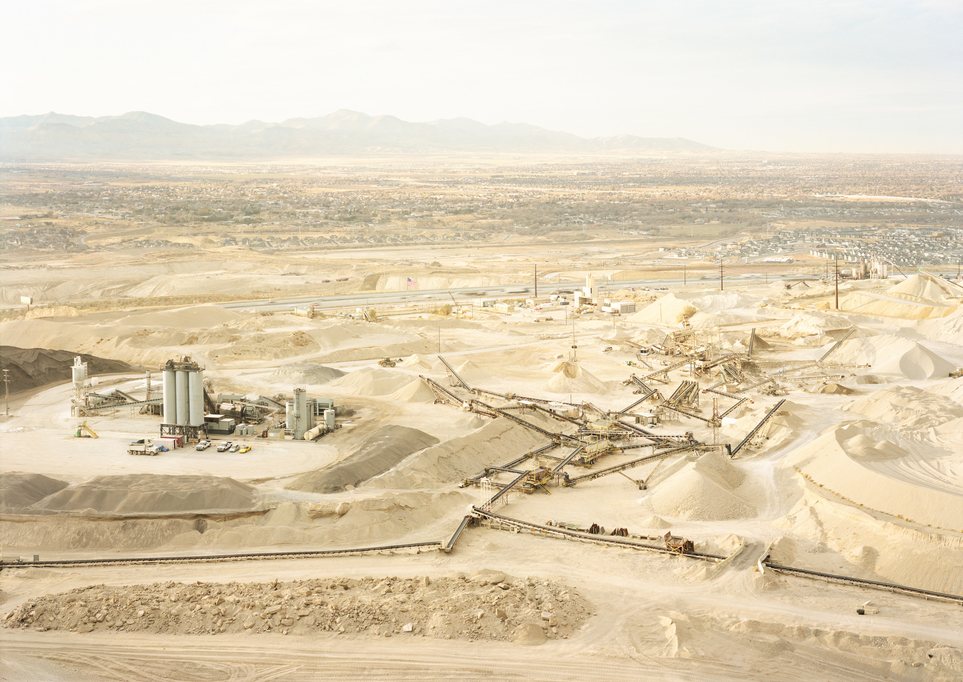 Victoria Sambunaris,&nbsp;Untitled, (Gravel pit), Near Draper, Utah, 2017. Chromogenic print.&nbsp;