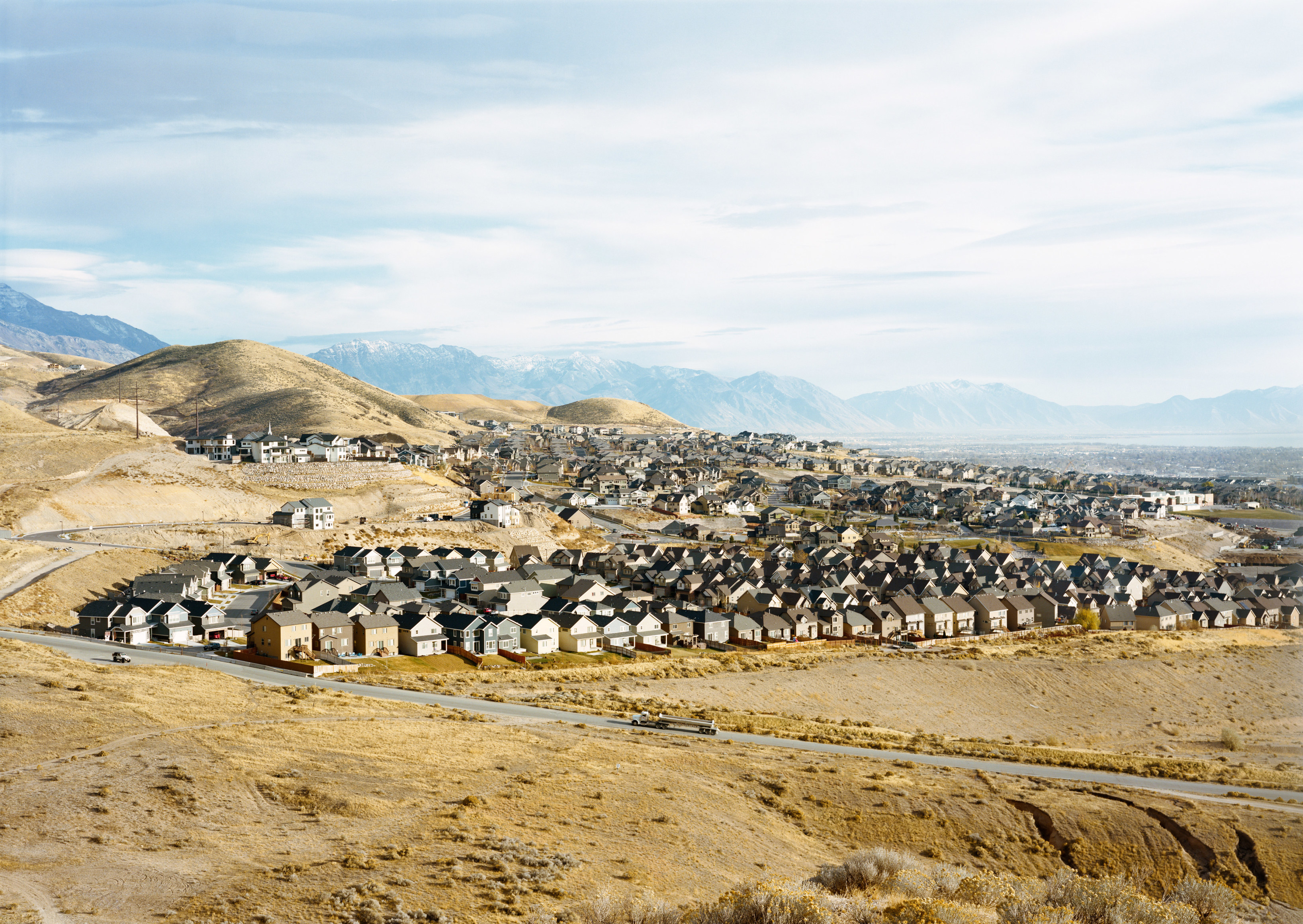 Untitled, (Housing development), Near Draper, Utah, 2017. Chromogenic print.