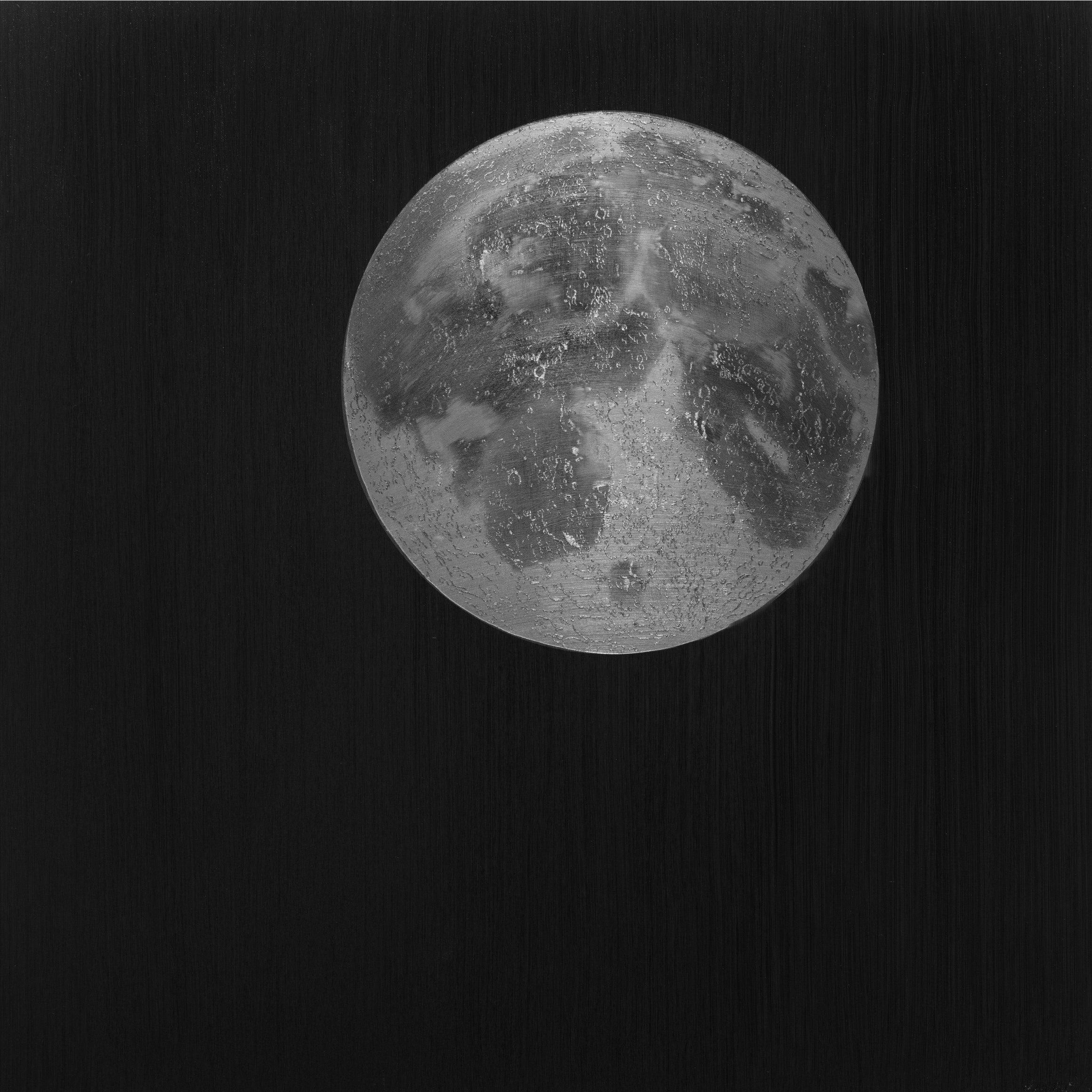 Karen Gunderson, Full Moon Rising, 2014. Oil on linen, 40 x 40 inches.