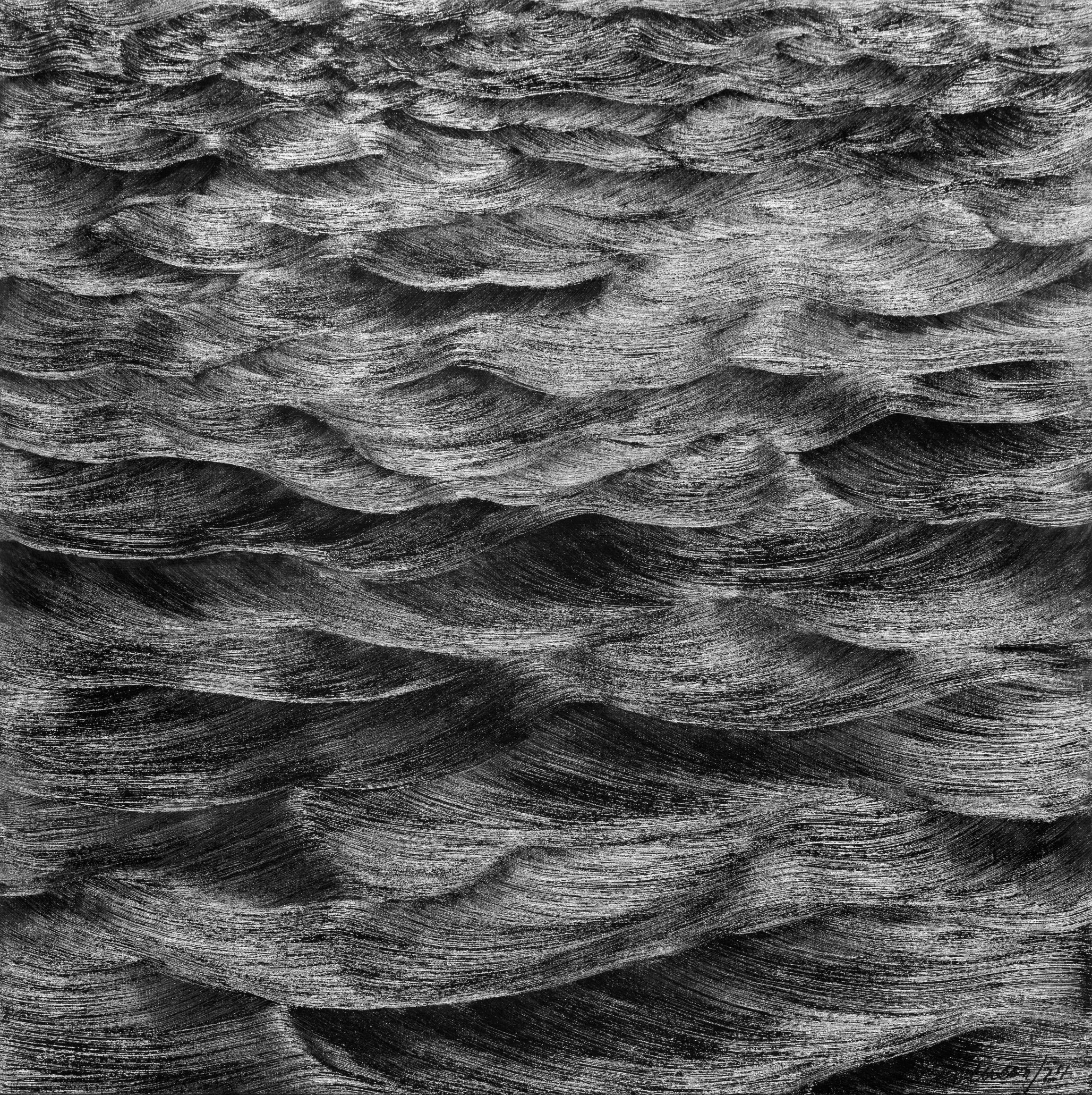 Karen Gunderson,&nbsp;Finding Tomorrow, 2024. Oil on linen, 24 x 24 inches.