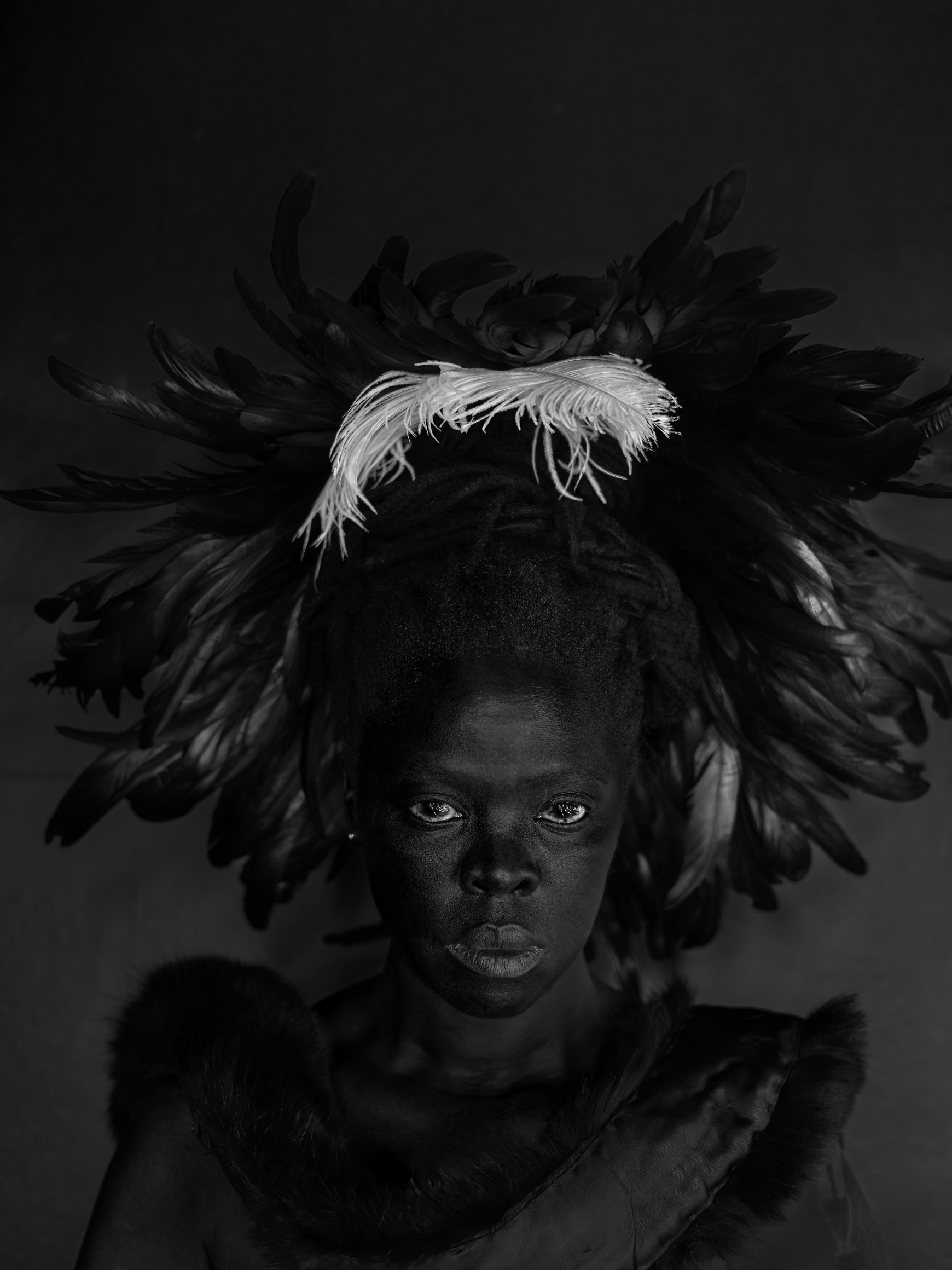Zanele Muholi, Lula, KoreaTown, Los Angeles, 2024. Gelatin silver print, 27 1/2 x 20 5/8 inches.