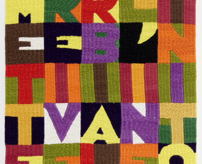 Alighiero e Boetti, Mettere I verbi all&lsquo;infinito, 1988