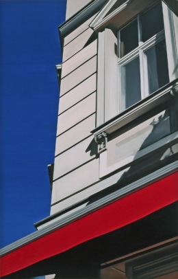 Eberhard Havekost Sonnenschutz 1 (Awning 1), 2004 Oil on canvas 78.74 x 50.5 in (200.0 x 128.3 cm) Collection of the Museum of Modern Art, New York