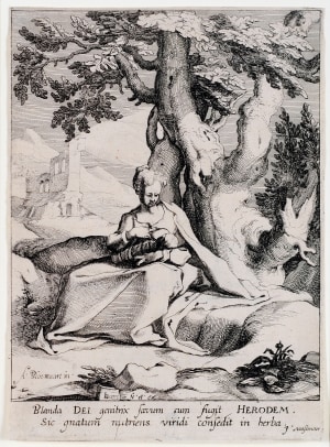 The Virgin with the Child Seated Under a Tree