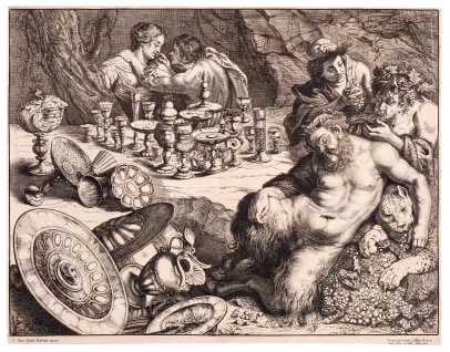 van de Wyngaerde, Bacchus and Drunken Silenus (after Rubens)