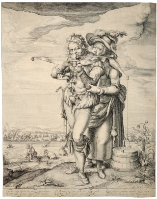 de Gheyn, the Archer and the Milkmaid