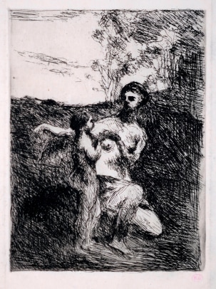 Camille Corot, Venus Clipping the Wings of Cupid