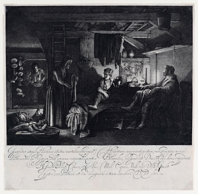 Goudt, Jupiter and Mercury in the House of Philomon and Baucis