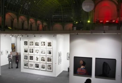 Paris Photo 2018 : Todd Hido, Werner Bischof, Trine Søndergaard, Penelop Umbrico, Keith A. Smith, Rosalind Fox Solomon, Richard Prince, Dorothea Lange, Dora Maar, Gyorgy Kepes, Man Ray, Louis Fauer | installation image | Bruce Silverstein Gallery