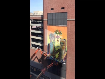 EDIE BEAUCAGE: Timelapse of Giant Characters Banner