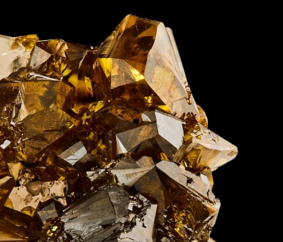 fine mineral detail photograph of sphalerite from Wilensky Exquisite Minerals.