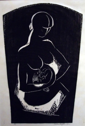 Barbara Morgan - Growing, 1932 Woodblock print on paper&nbsp; | Bruce Silverstein Gallery