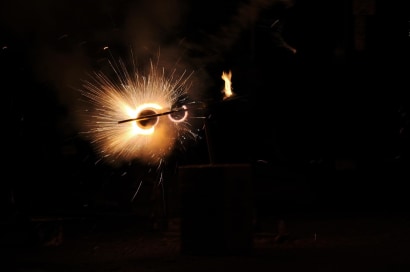 Zoe Strauss -  Illegal Fireworks Pinwheel, 2001-2008  | Bruce Silverstein Gallery