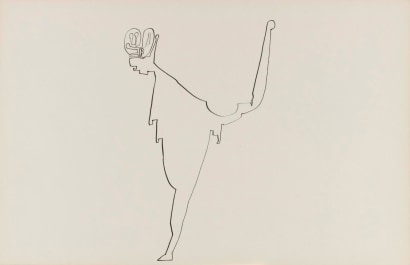 Frederick Sommer - Untitled, c. 1938-42 Pen and ink drawing on paper | Bruce Silverstein Gallery