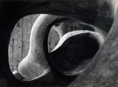 Henry Moore | Detail of Reclining Figure (Internal and External Forms), 1953 | Bruce Silverstein Gallery