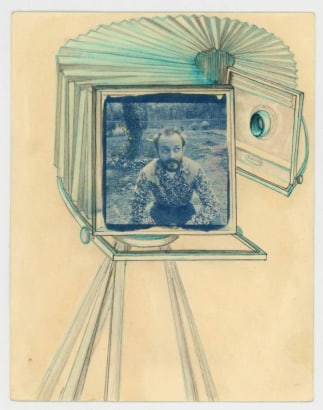 Keith A. Smith - Looking at Myself, 9:06 AM; 18 Mar,&nbsp;1973 | Bruce Silverstein Gallery