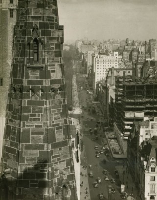 E. O. Hopp&eacute; -  A View of Fifth Avenue from a Hotel Window, 1921  | Bruce Silverstein Gallery