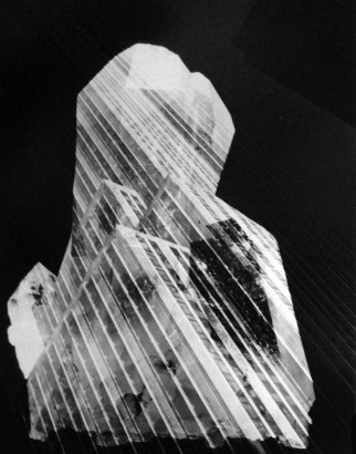 Barbara Morgan - Crystalized Skyscraper, 1973 Photogram mounted to board, printed 1973 | Bruce Silverstein Gallery