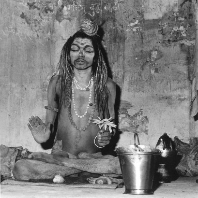 Rosalind Fox Solomon - A Holy Man, Katmandu, 1985 Gelatin silver print, printed c. 1985 | Bruce Silverstein Gallery