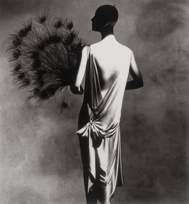 Irving Penn, Vionnet Dress with Fan, 1974