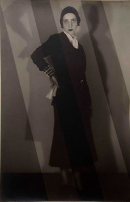 Man Ray - Portrait d&rsquo;Elsa Schiaparelli, c. 1930  | Paris Photo 2018 | Bruce Silverstein Gallery