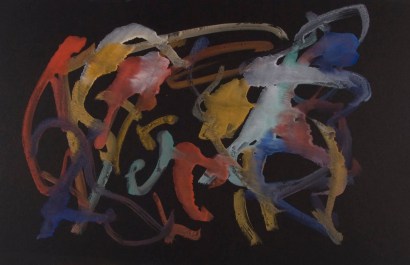 Frederick Sommer - Untitled, c. 1950-55 Glue color drawing on paper | Bruce Silverstein Gallery