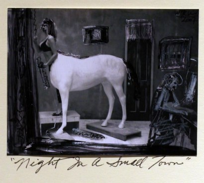 Joel-Peter Witkin - Night in a Small Town, New Mexico (study #2), 2008 ; Bruce Silverstein Gallery