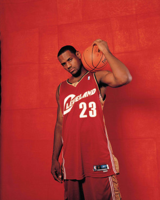 Walter Iooss, Jr. -  LeBron James, Clevland, OH, 2003  | Bruce Silverstein Gallery