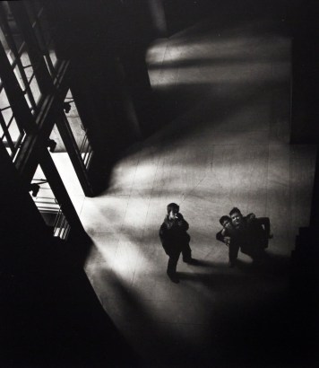 Larry Silver - Penn Station, 1951 | Bruce Silverstein Gallery