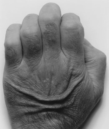 John Coplans - Back of Hand, No. 1, 1986 Gelatin silver print | Bruce Silverstein Gallery
