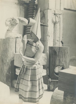 Constantin Br&acirc;ncuşi - Lizica Codreanu in Brancusi's Studio 1, 1922 | Bruce Silverstein Gallery