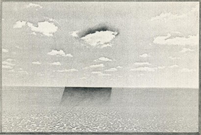 John Wood - Untitled, Landscape Series, 1970 Xerox and graphite mounted to board | Bruce Silverstein Gallery