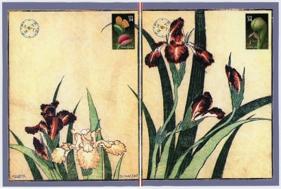 Keith A. Smith - Hokusai And Eye Bring You These Irises; 31 May 2007&nbsp;(verso) | Bruce Silverstein Gallery