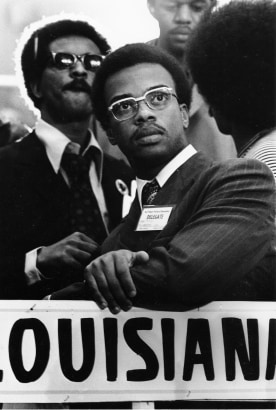 Chester Higgins -  A delegate at the National Black Political Convention, Gary, Indiana, 1972