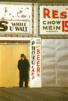 Marvin E. Newman -  Coney Island V, 1953  | Bruce Silverstein Gallery