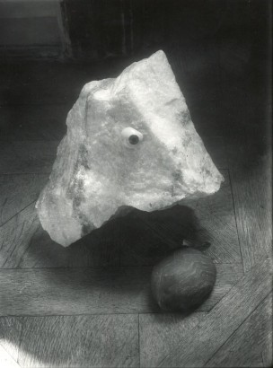 Josef Sudek - Eye on Stone, c. 1950 | Bruce Silverstein Gallery