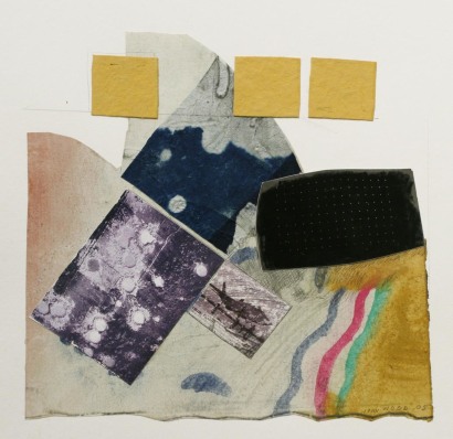 John Wood - Untitled, 2005 Collage mounted to board | Bruce Silverstein Gallery