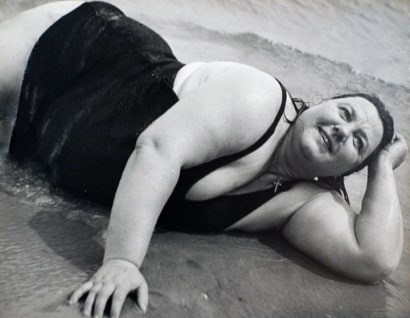 Lisette Model,&nbsp;Coney Island Bather, New York (Reclining),&nbsp;1939-1941 | Bruce Silverstein Gallery