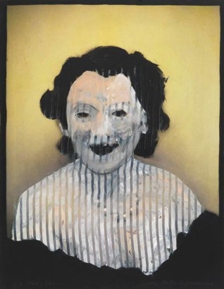 Max Neumann - Untitled, November 22, 2011 Oil on photograph | Bruce Silverstein Gallery
