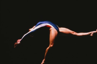 Walter Iooss, Jr. -  Gymnast, Los Angeles, CA, 1983  | Bruce Silverstein Gallery