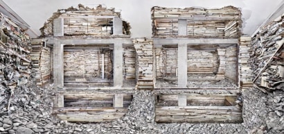 Marjan Teeuwen&nbsp;- Destroyed House Piet Mondriaanstraat 1, 2011 | Bruce Silverstein Gallery