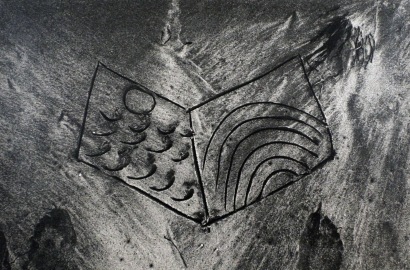 John Wood - Beach Drawing, 1983 Gelatin silver print, printed c. 1983 | Bruce Silverstein Gallery