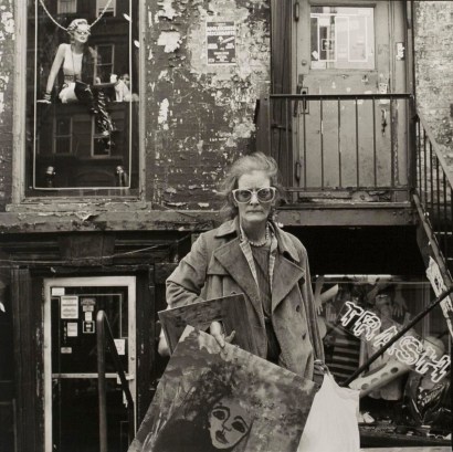 Rosalind Fox Solomon,&nbsp;An East Village Painter, New York, NY, 1986 | Bruce Silverstein Gallery