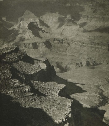 E. O. Hopp&eacute; -  Grand Canyon, Sunlight Patterns, 1926  | Bruce Silverstein Gallery
