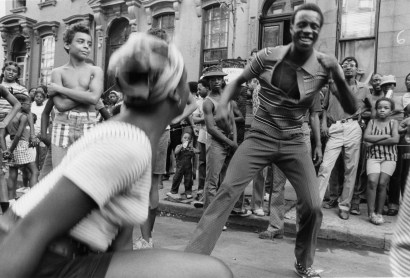 Chester Higgins -  Harlem Block Party, 1973  | Bruce Silverstein Gallery