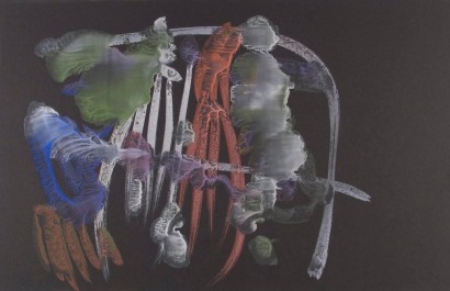 Frederick Sommer - Untitled, 1955 Glue color drawing on paper | Bruce Silverstein Gallery
